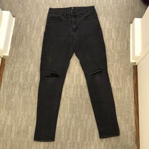 Just Black High Rise Skinny Jeans